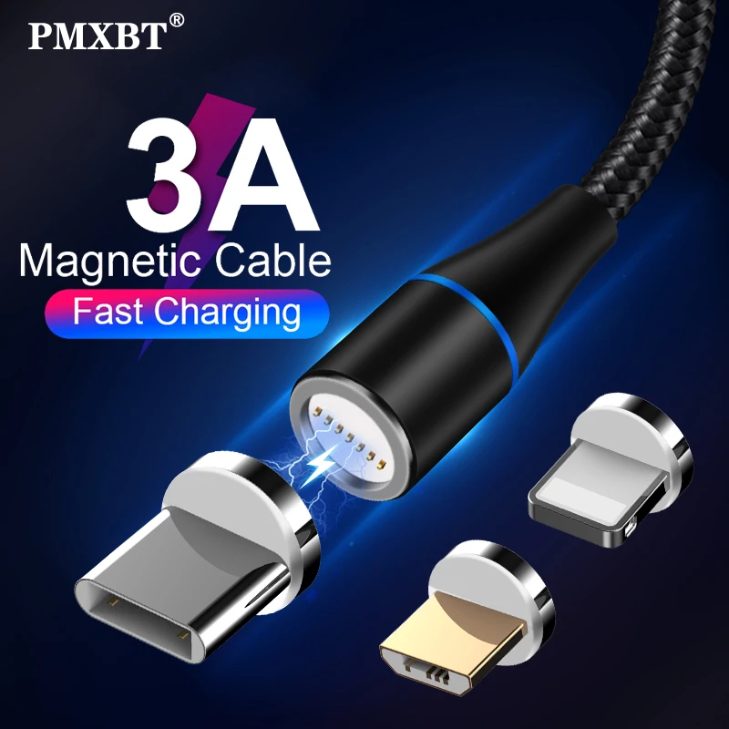 Magnetic USB Cable 3A Fast Charging Micro USB Type C Cable Support Data Transmission Kable For iPhone Samsung Xiaomi Magnet Cord
Magnetic USB Cable 3A Fast Charging Micro USB Type C Cable Support Data Transmission Kable For iPhone Samsung Xiaomi Magnet Cord