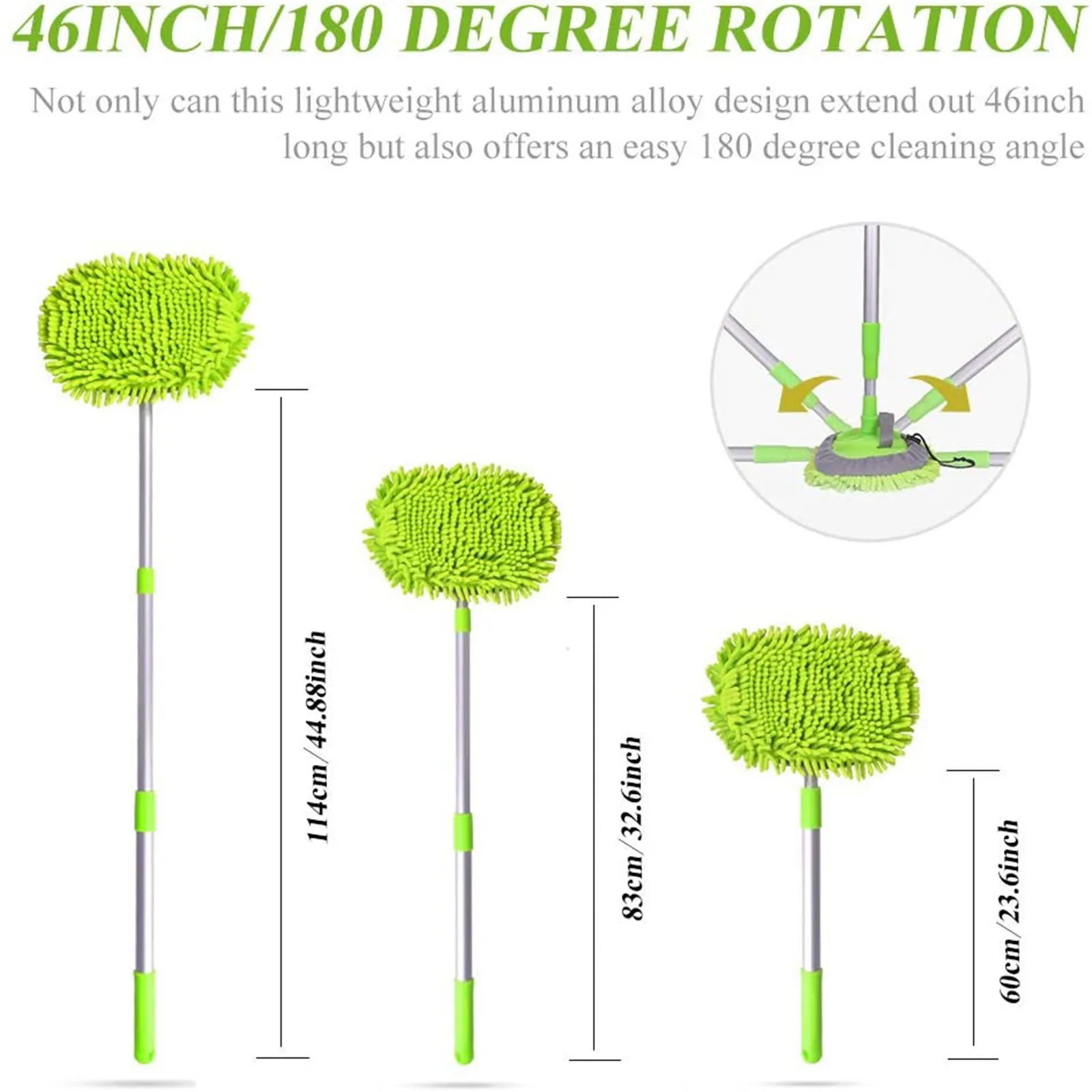 Three-section brushes for car wash mop and 1 replacement head cleaning brush-Chenille microfiber car wash sponge 180 degree F4
Three-section brushes for car wash mop and 1 replacement head cleaning brush-Chenille microfiber car wash sponge 180 degree F4