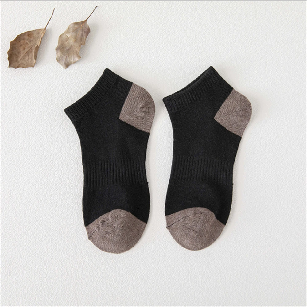 Socks men's new style head heel color matching men's boat socks sports waist socks cotton sweat-absorbent retro men's socks
Socks men's new style head heel color matching men's boat socks sports waist socks cotton sweat-absorbent retro men's socks