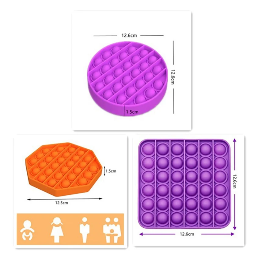 Push Bubble Sensory Toy Autism Needs Squishy Stress Reliever Toys Adult Child Funny Anti-stress Fidget Reliver Stress
Push Bubble Sensory Toy Autism Needs Squishy Stress Reliever Toys Adult Child Funny Anti-stress Fidget Reliver Stress