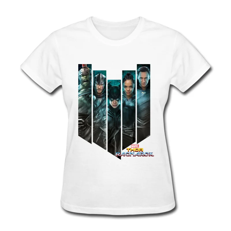 Thor Ragnarok Character Women Top T-shirts Prevailing Summer O Neck 100% Cotton Soft Fabric T Shirt Fashion Clothing Shirt
Thor Ragnarok Character Women Top T-shirts Prevailing Summer O Neck 100% Cotton Soft Fabric T Shirt Fashion Clothing Shirt