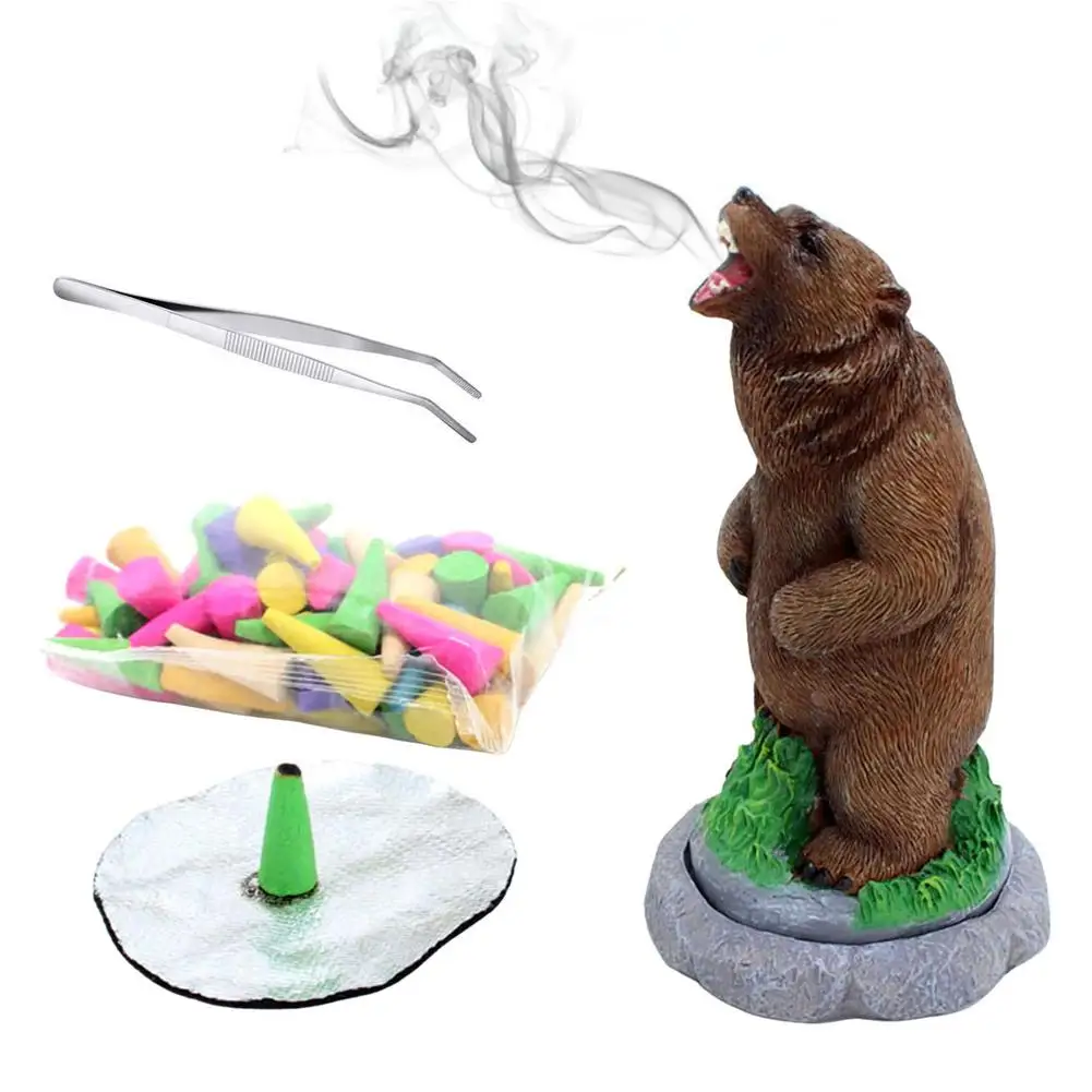 Bear Incense Burner - Incense Burner Figurine Incense Cone Holders - Home Decor Gift Decorations Statue Ornaments - Gift Ideas F
Bear Incense Burner - Incense Burner Figurine Incense Cone Holders - Home Decor Gift Decorations Statue Ornaments - Gift Ideas F
