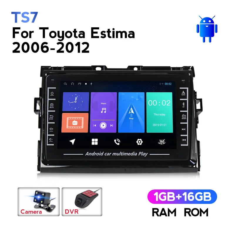 Автомобильный радиоприемник IPS Android для Toyota Estima Previa Tarago 2006 2007-2012, автомобильный DVD мультимедийный GPS-навигатор, управление рулевым колесом
Автомобильный радиоприемник IPS Android для Toyota Estima Previa Tarago 2006 2007-2012, автомобильный DVD мультимедийный GPS-навигатор, управление рулевым колесом