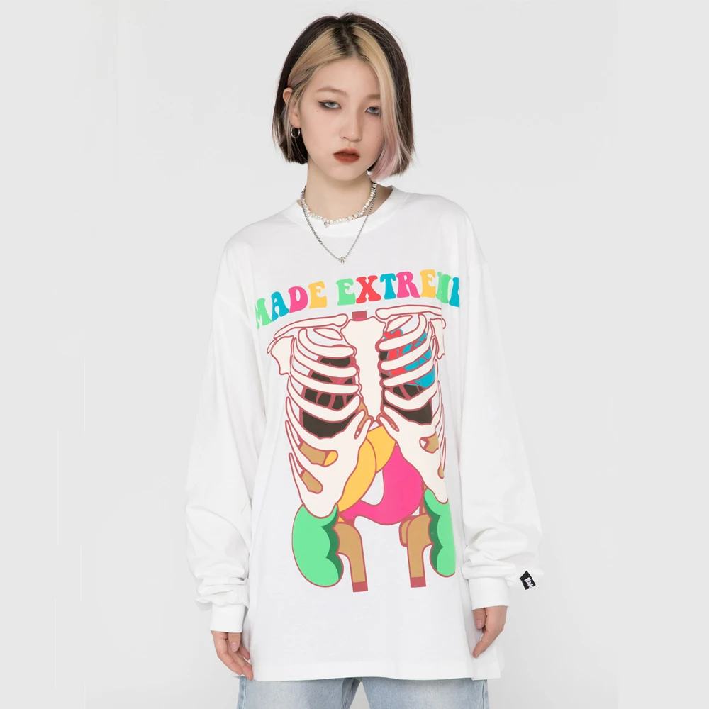 Men Hip Hop Sweatshirt Long Sleeve Human Body Structure Foam Print Cotton Pullover Streetwear Oversize Shirt Hip Hop Hoodies
Men Hip Hop Sweatshirt Long Sleeve Human Body Structure Foam Print Cotton Pullover Streetwear Oversize Shirt Hip Hop Hoodies