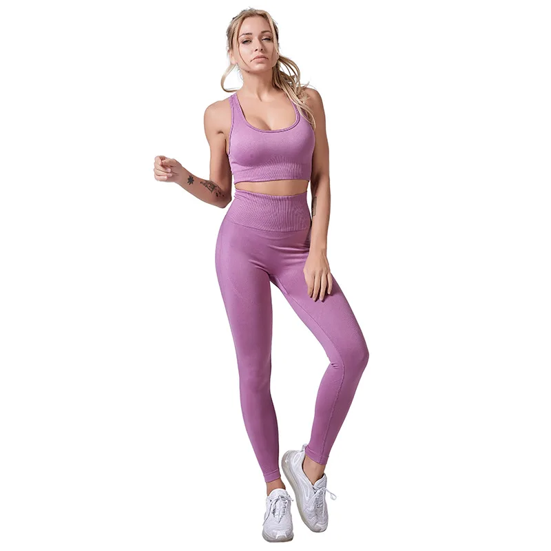 New Yoga Set Women Professional Sports Quakeproof Fitness Bra+ Gym High Waist Seamless Leggings 2 Pcs Sports Suits
New Yoga Set Women Professional Sports Quakeproof Fitness Bra+ Gym High Waist Seamless Leggings 2 Pcs Sports Suits
