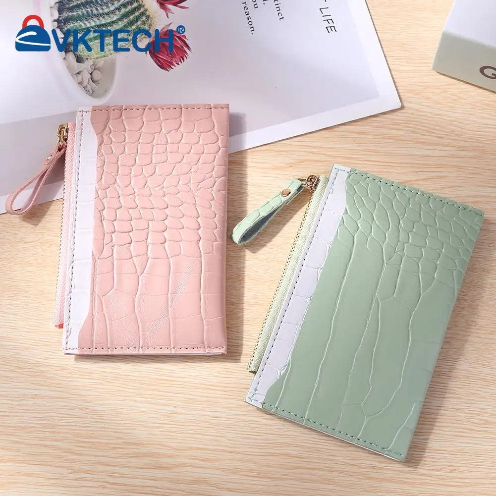 Fashion Women PU Leather Alligator Pattern Card Holder Casual Ladies Contrast Color Wallet Mini Coin Purse
Fashion Women PU Leather Alligator Pattern Card Holder Casual Ladies Contrast Color Wallet Mini Coin Purse