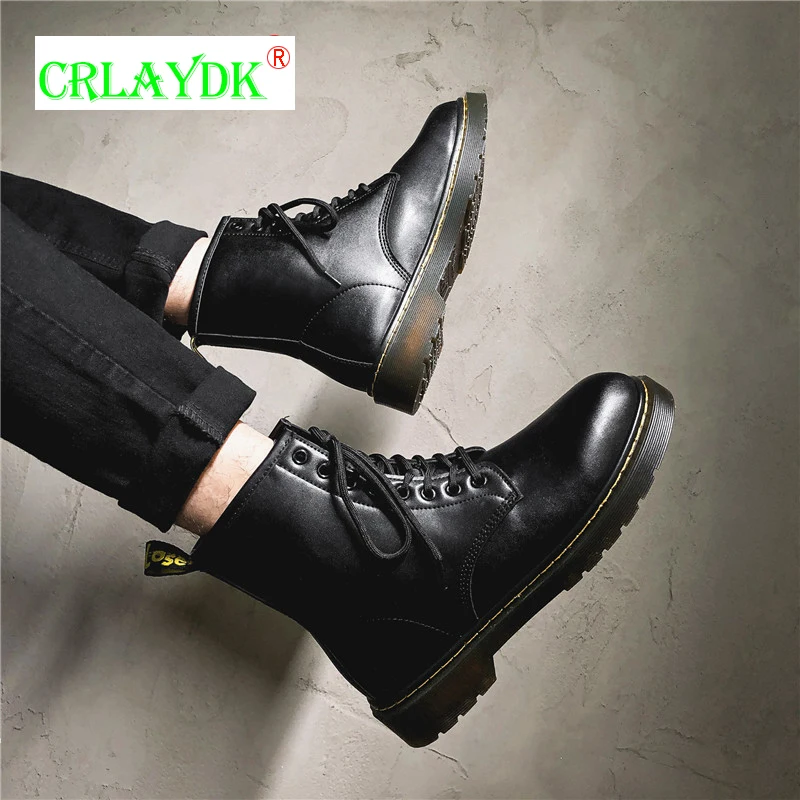 CRLAYDK Men's Leather Mid Top Boots Water Resistant Outdoor Non Slip Work Casual Shoes Motorcycle Walking Ankle Dress Botines
CRLAYDK Men's Leather Mid Top Boots Water Resistant Outdoor Non Slip Work Casual Shoes Motorcycle Walking Ankle Dress Botines