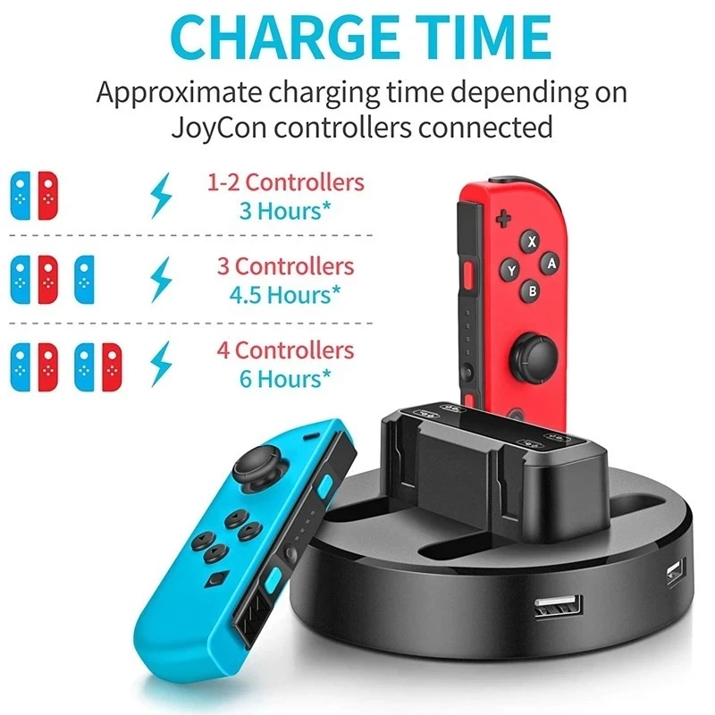 2021 Joy-Con Charger Dock Station LED Charge Stand Holder With Micro USB Cable Foldable Station For Nintendo Switch Console
2021 Joy-Con Charger Dock Station LED Charge Stand Holder With Micro USB Cable Foldable Station For Nintendo Switch Console