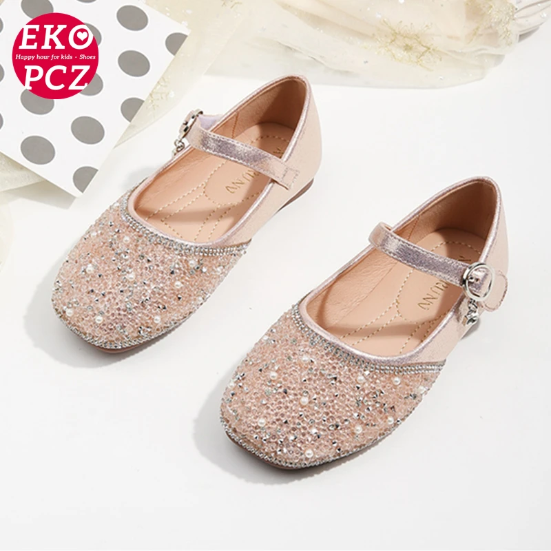 EKOPCZ Girls' Crystal Slippers 2022 New Style Children's Party Princess Shoes For Kids Girl Sequins Dance Ballet Flats Wedding
EKOPCZ Girls' Crystal Slippers 2022 New Style Children's Party Princess Shoes For Kids Girl Sequins Dance Ballet Flats Wedding