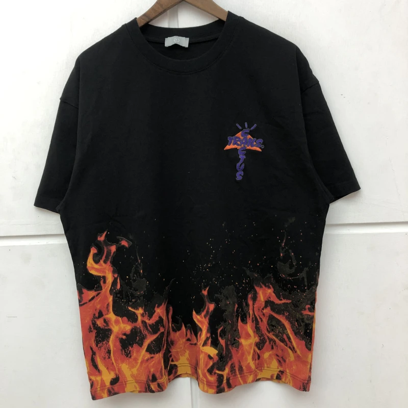 New Men 2021 Travis Scott Cactus Jack Fire Flame T Shirts T-Shirt Hip Hop Skateboard Street Cotton T-Shirts Tee Top kenye D56
New Men 2021 Travis Scott Cactus Jack Fire Flame T Shirts T-Shirt Hip Hop Skateboard Street Cotton T-Shirts Tee Top kenye D56
