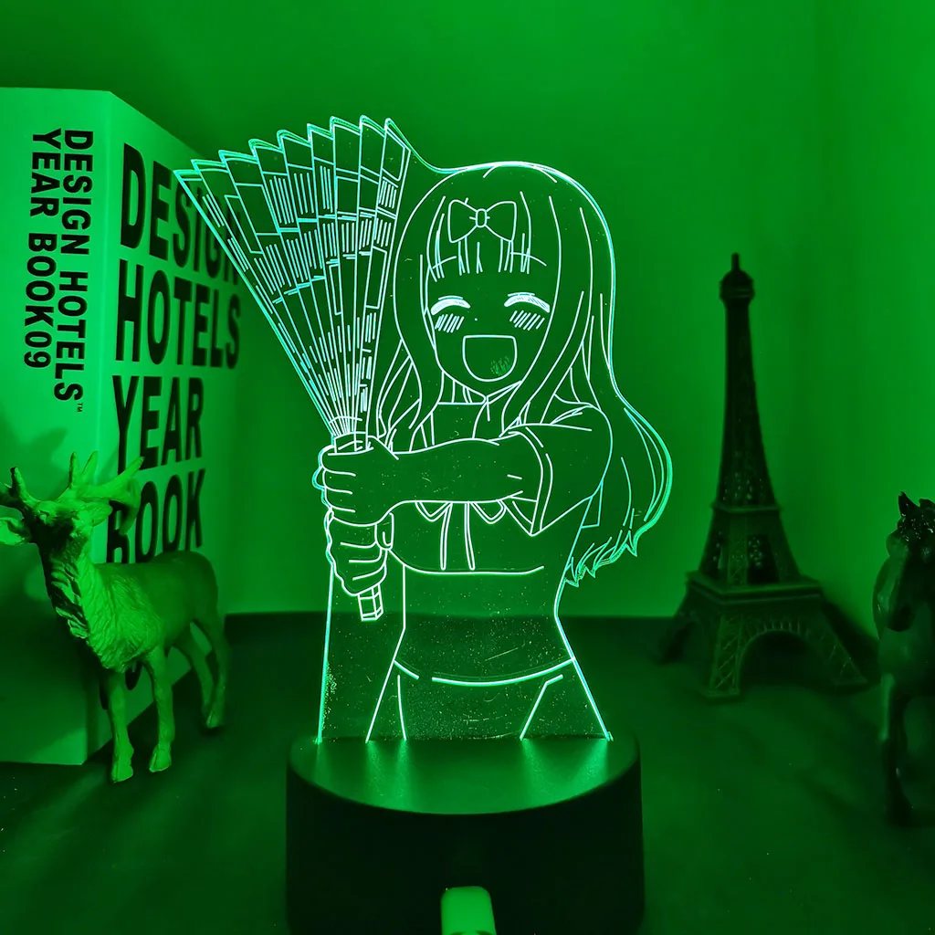 Светодиодный ночник Kaguya Sama Love Is War Chika Fujiwara, ночник для украшения дома, спальни, аниме Подарочный настольный 3d светильник Chika Fujiwara
Светодиодный ночник Kaguya Sama Love Is War Chika Fujiwara, ночник для украшения дома, спальни, аниме Подарочный настольный 3d светильник Chika Fujiwara