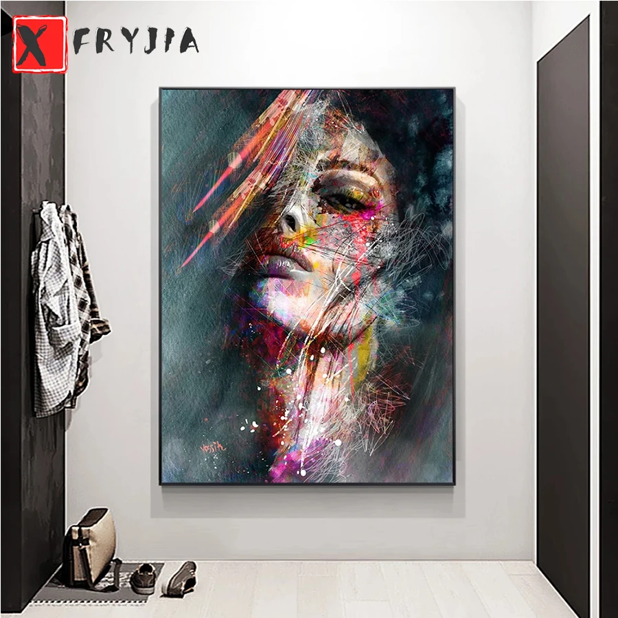 Diamond Painting Colorful abstract woman portrait art 5d Diamond Embroidery Full Display Diamond Mosaic Cross Stitch Decoration
Diamond Painting Colorful abstract woman portrait art 5d Diamond Embroidery Full Display Diamond Mosaic Cross Stitch Decoration