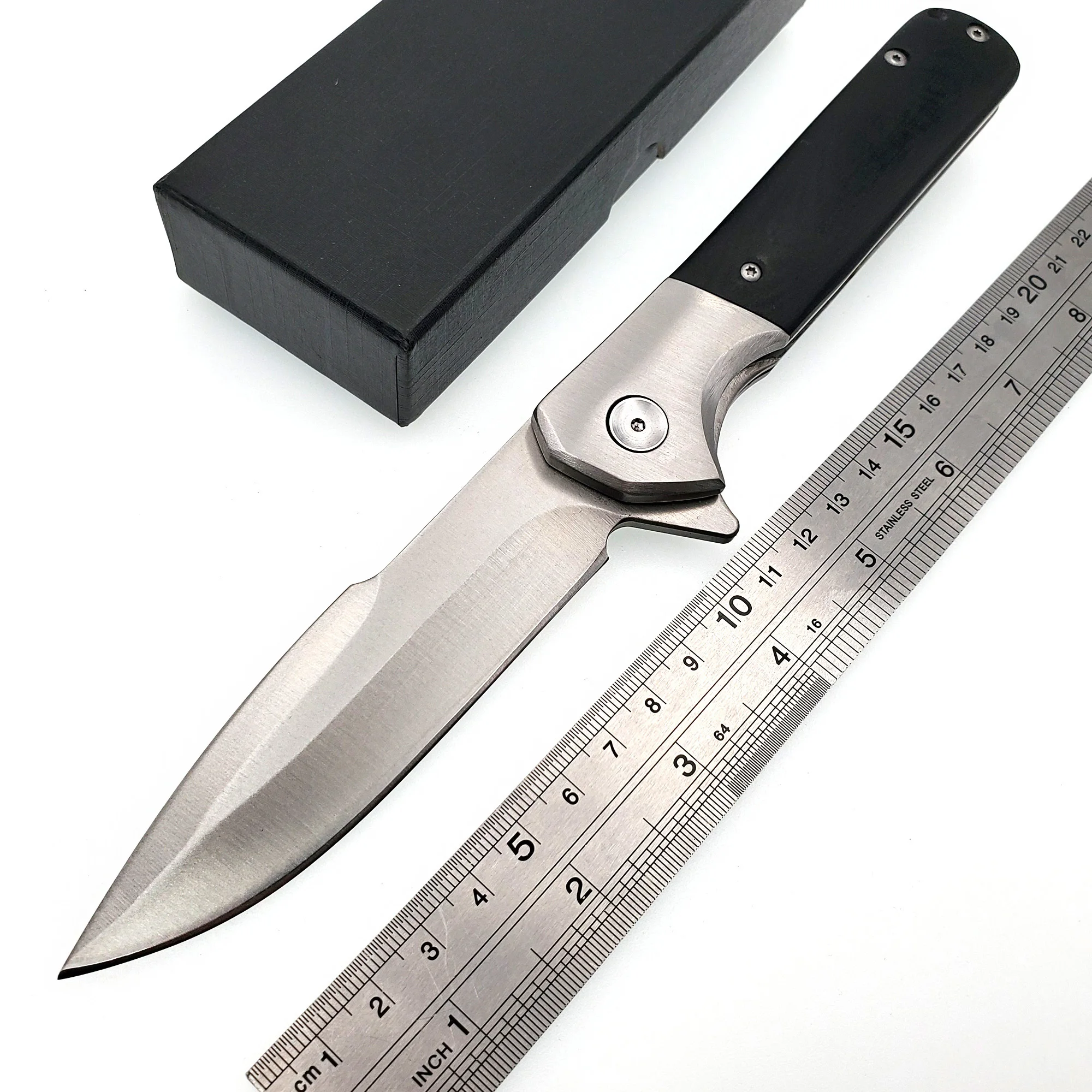 JSSQ Tactical Folding Knife 9Cr18Mov Blade G10 Steel Handle Ball Bearing Survival Pocket Knives Outdoor Camping Rescue EDC Tools
JSSQ Tactical Folding Knife 9Cr18Mov Blade G10 Steel Handle Ball Bearing Survival Pocket Knives Outdoor Camping Rescue EDC Tools