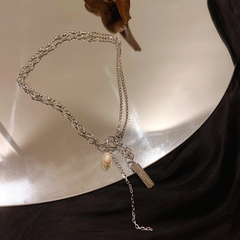 Korean Temperament Female Personality Rhinestones Metal Chain Necklace Fashion Women's Accessories Clavicle Chain Jewelry
Korean Temperament Female Personality Rhinestones Metal Chain Necklace Fashion Women's Accessories Clavicle Chain Jewelry