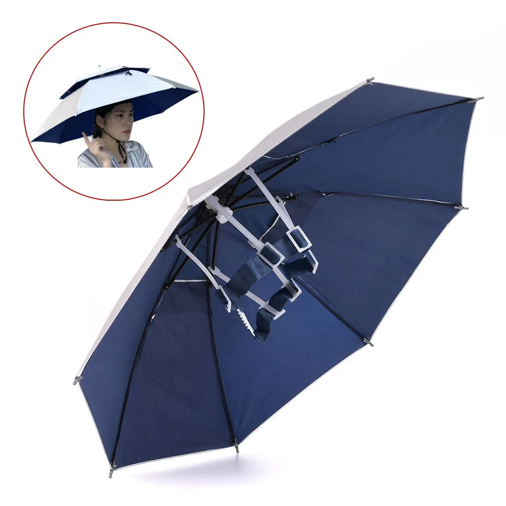 Portable Rain Umbrella Hat Foldable Outdoor Pesca Sun Shade Waterproof Camping Fishing Headwear Cap Beach Head Hats Outdoor Tool
Portable Rain Umbrella Hat Foldable Outdoor Pesca Sun Shade Waterproof Camping Fishing Headwear Cap Beach Head Hats Outdoor Tool