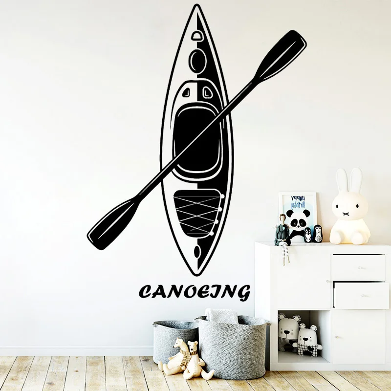 Water Sports Wall Stickers Canoeing ClubVinyl Decal Canoe Boat Home Room Decoration Removable Murals O144
Water Sports Wall Stickers Canoeing ClubVinyl Decal Canoe Boat Home Room Decoration Removable Murals O144