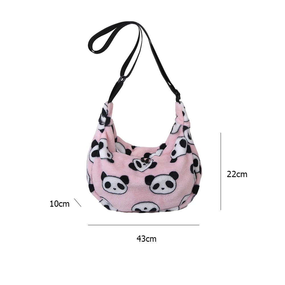 Autumn Winter Animal Pattern Messenger Bags Cute Women Plush Dumpling Shoulder Crossbody Satchel Large Capacity School Handbags
Autumn Winter Animal Pattern Messenger Bags Cute Women Plush Dumpling Shoulder Crossbody Satchel Large Capacity School Handbags