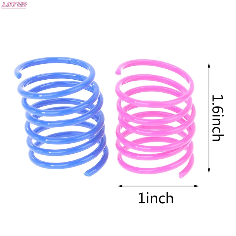 Cat Spring Toy Plastic Colorful Coil Spiral Springs Pet Action Wide Durable Interactive Toys Brain Game Cat Toy 4PCS
Cat Spring Toy Plastic Colorful Coil Spiral Springs Pet Action Wide Durable Interactive Toys Brain Game Cat Toy 4PCS
