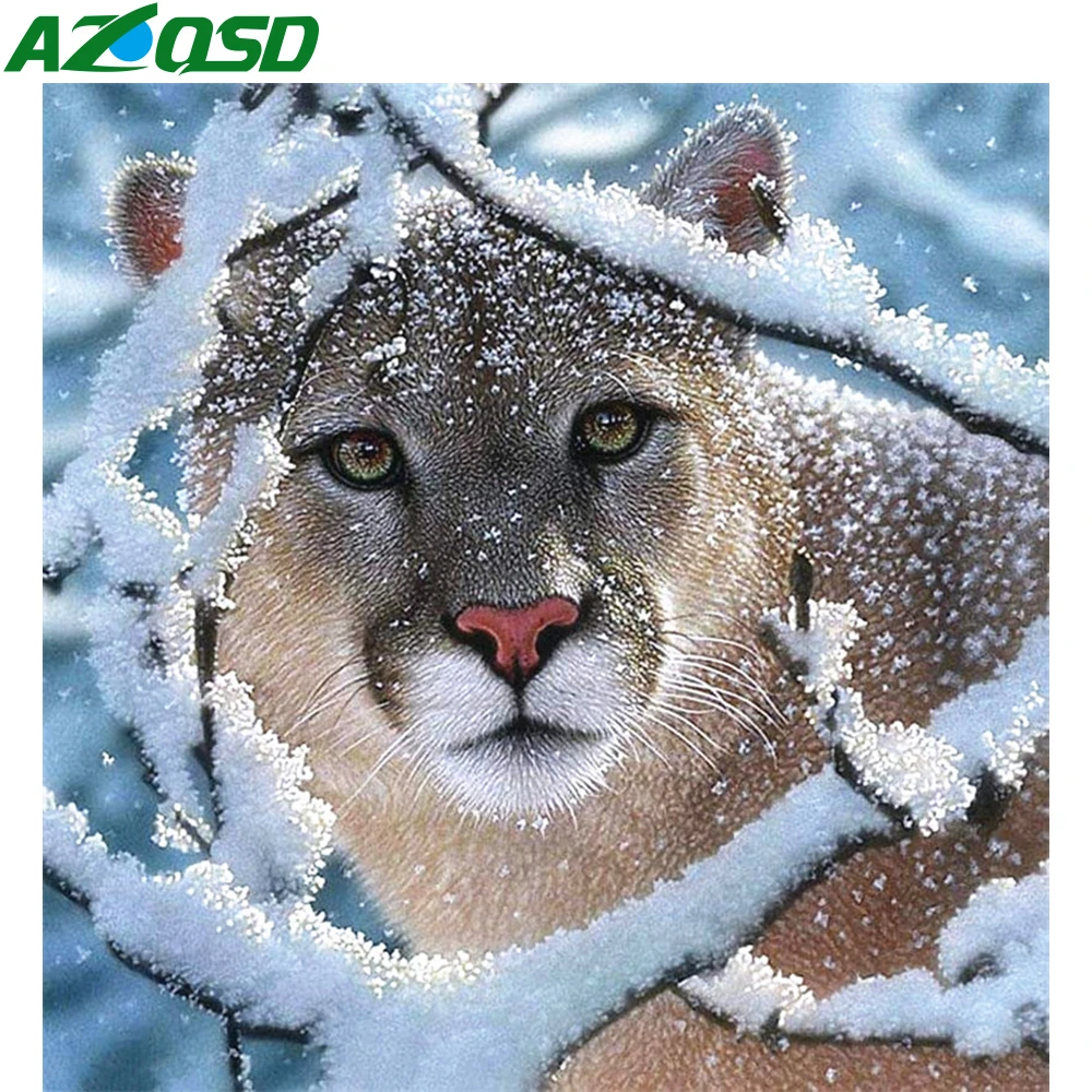 AZQSD алмазная живопись леопард зима снег полный квадрат ручной работы Алмазная Вышивка Животных наборы для вышивки крестом домашний декор
AZQSD алмазная живопись леопард зима снег полный квадрат ручной работы Алмазная Вышивка Животных наборы для вышивки крестом домашний декор