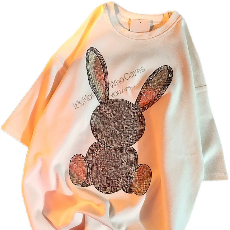 Short sleeve T-shirt women's design sense small loose spring and summer T-Shirt Top White Large Size half sleeve 2021 new style
Short sleeve T-shirt women's design sense small loose spring and summer T-Shirt Top White Large Size half sleeve 2021 new style