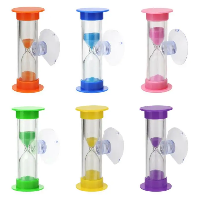 New Kitchen Cooking Hourglass 2/3 Minutes Hourglass Timer Children's Teeth Brushing Hourglass Game Sand Clock With Suction Cup
New Kitchen Cooking Hourglass 2/3 Minutes Hourglass Timer Children's Teeth Brushing Hourglass Game Sand Clock With Suction Cup