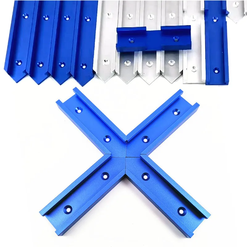 Woodworking T-Slot T-Track Miter Track Cross Connector Rail Guide Chute Circular Saw Flip Table Saw Track Intersection Parts Set
Woodworking T-Slot T-Track Miter Track Cross Connector Rail Guide Chute Circular Saw Flip Table Saw Track Intersection Parts Set