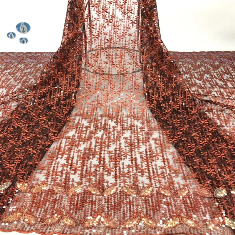 NaXiu Latest African Sequins Lace Fabric Embroidered Nigerian Lace Fabrics 2020 High Quality French Mesh Lace Material
NaXiu Latest African Sequins Lace Fabric Embroidered Nigerian Lace Fabrics 2020 High Quality French Mesh Lace Material