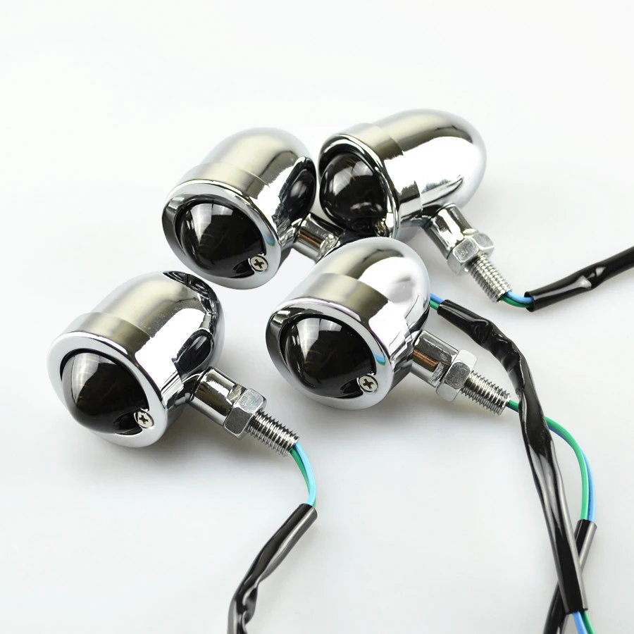 2PCS Universal Motorcycle Turn Signals Indicator Motorcycle ACCESSORIES for Harley 12V Retro Signal Lights Black Silver Chrome
2PCS Universal Motorcycle Turn Signals Indicator Motorcycle ACCESSORIES for Harley 12V Retro Signal Lights Black Silver Chrome