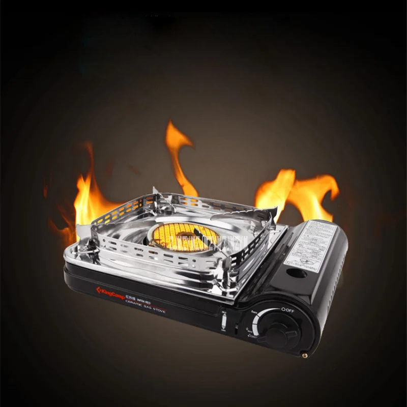 New external kitchen KG2762 Super wind-resistant camping equipment outside gas cooker ceramic gas cooker
New external kitchen KG2762 Super wind-resistant camping equipment outside gas cooker ceramic gas cooker