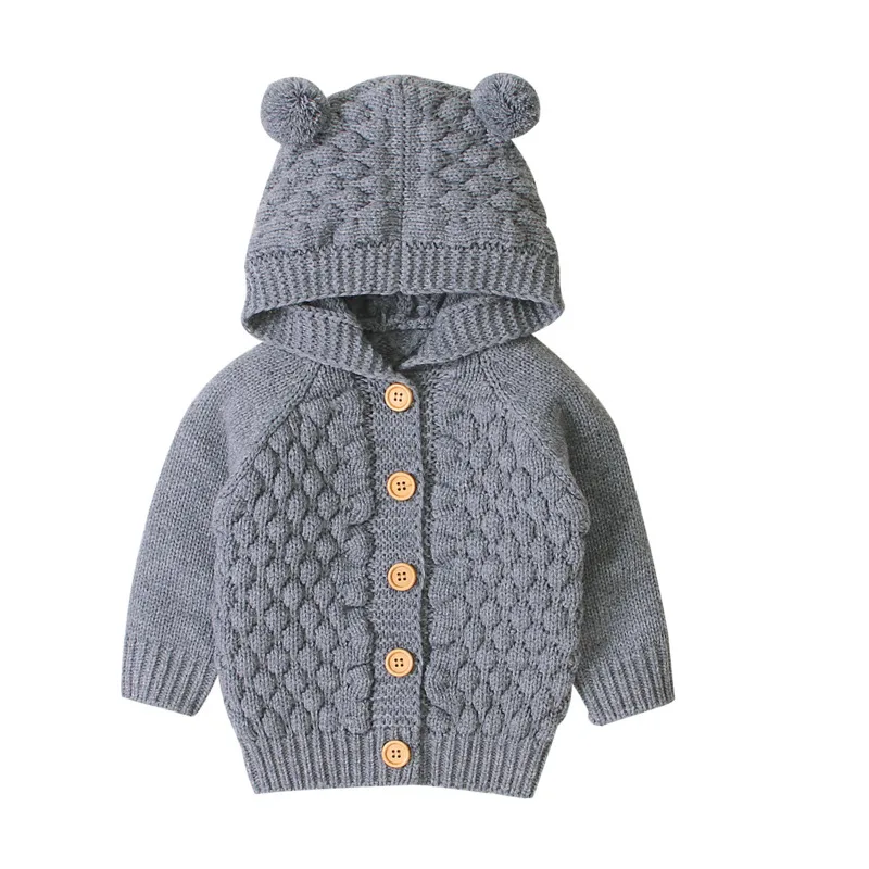 2021 Spring Winter New Children's Solid Color Sweater Wool Hooded Knitted Coat Boys' Girls' Sweaters Long Sleeve Casual Tunic
2021 Spring Winter New Children's Solid Color Sweater Wool Hooded Knitted Coat Boys' Girls' Sweaters Long Sleeve Casual Tunic