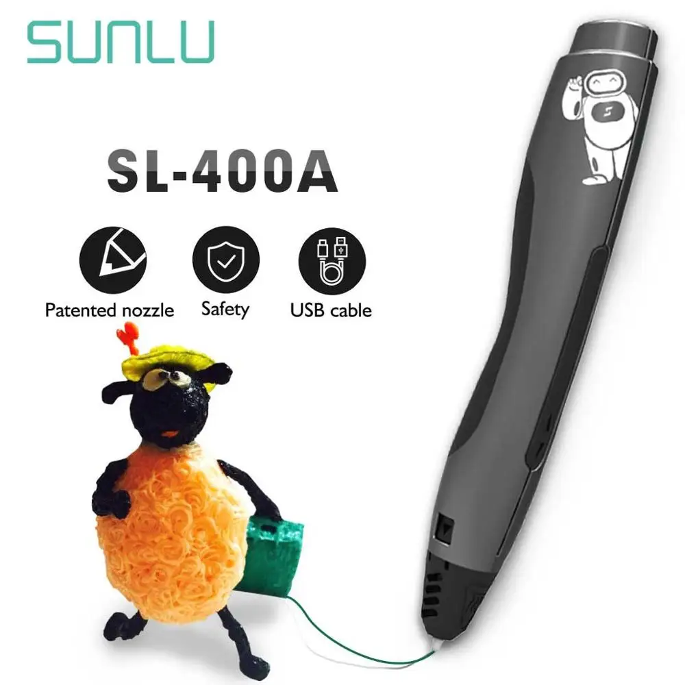 SUNLU 3D печать Ручка SL-400A для рисования школы образовательный гаджет как лучший