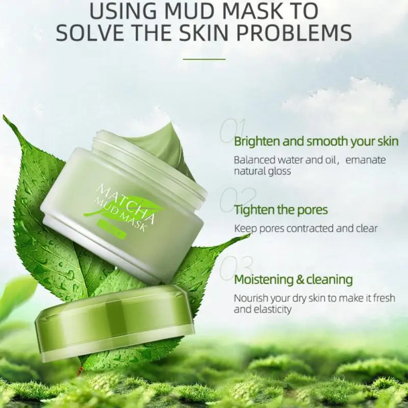 Green Clay Mask Longjing Repair Mash Mask Acne Refreshing Olil-contral Moisturizing Depth Replenishment Masks Face Care TSLM1
Green Clay Mask Longjing Repair Mash Mask Acne Refreshing Olil-contral Moisturizing Depth Replenishment Masks Face Care TSLM1