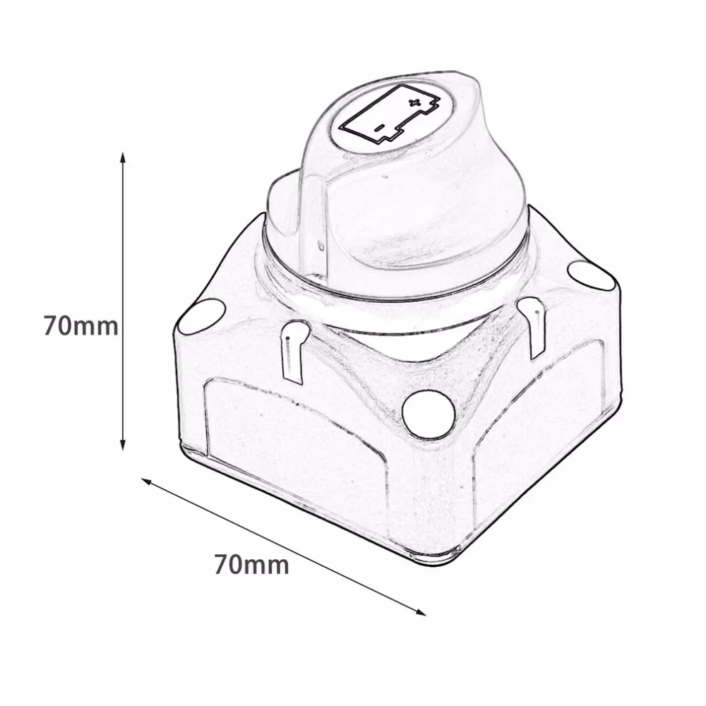 Newest 600A Rated Current Auto Battery Power Switch Battery Power Protective Knob Breaker Battery Car Disconnect Isolator Switch
Newest 600A Rated Current Auto Battery Power Switch Battery Power Protective Knob Breaker Battery Car Disconnect Isolator Switch