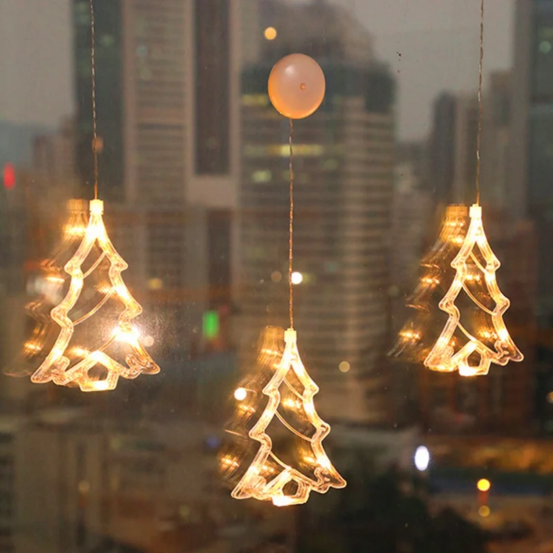 Christmas Window LED Light With Sucker Heart Star Shape Battery Power Warm Atmosphere Home Hanging Ornament Festival Decoration
Christmas Window LED Light With Sucker Heart Star Shape Battery Power Warm Atmosphere Home Hanging Ornament Festival Decoration