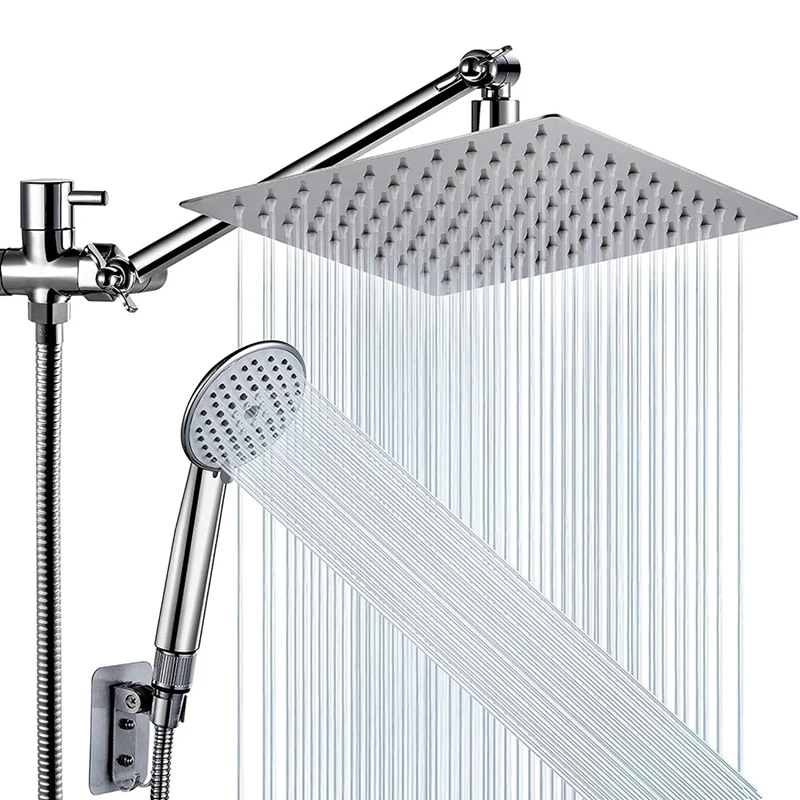 Shower Head, High Pressure Rainfall Shower Head, Handheld Showers Combo , 5 Spray Settings Anti-Leak Dual Shower Head
Shower Head, High Pressure Rainfall Shower Head, Handheld Showers Combo , 5 Spray Settings Anti-Leak Dual Shower Head