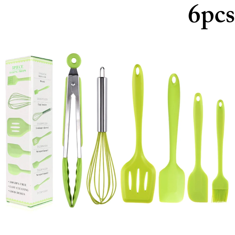 justdolfie 6PCS Cooking Utensil Utensils Set Universal Silicone Kitchen Utensil Baking Utensil Kitchen Tool Accessories
justdolfie 6PCS Cooking Utensil Utensils Set Universal Silicone Kitchen Utensil Baking Utensil Kitchen Tool Accessories
