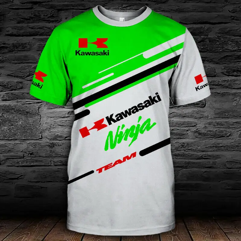 Kawasaki T-Shirt Men's Motorcycle Short Sleeve Summer New Sports T-Shirt Fashion Large Size XXS-130 Hot Sale 2021
Kawasaki T-Shirt Men's Motorcycle Short Sleeve Summer New Sports T-Shirt Fashion Large Size XXS-130 Hot Sale 2021