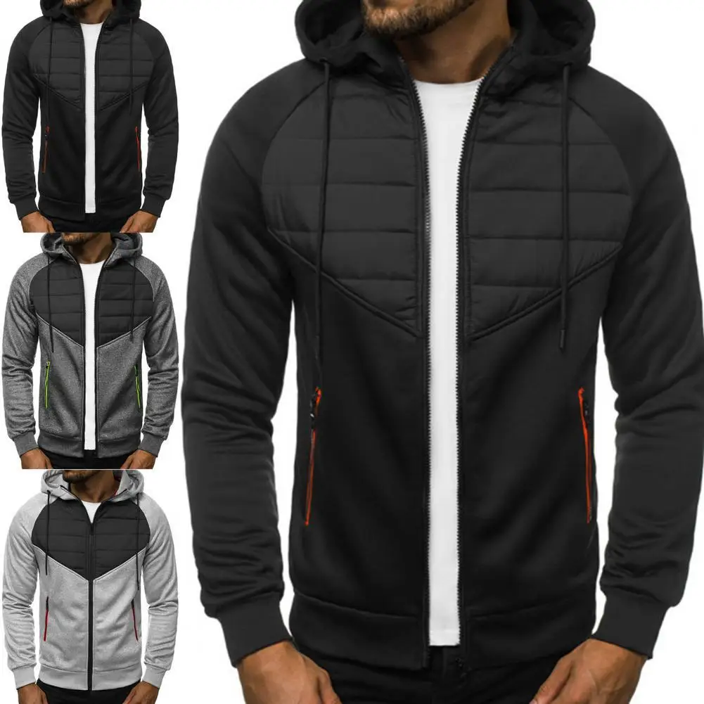 Hooded Long Sleeve Men Jacket Autumn Winter Patchwork Zipper Closure Jacket Coat Outerwear
Hooded Long Sleeve Men Jacket Autumn Winter Patchwork Zipper Closure Jacket Coat Outerwear