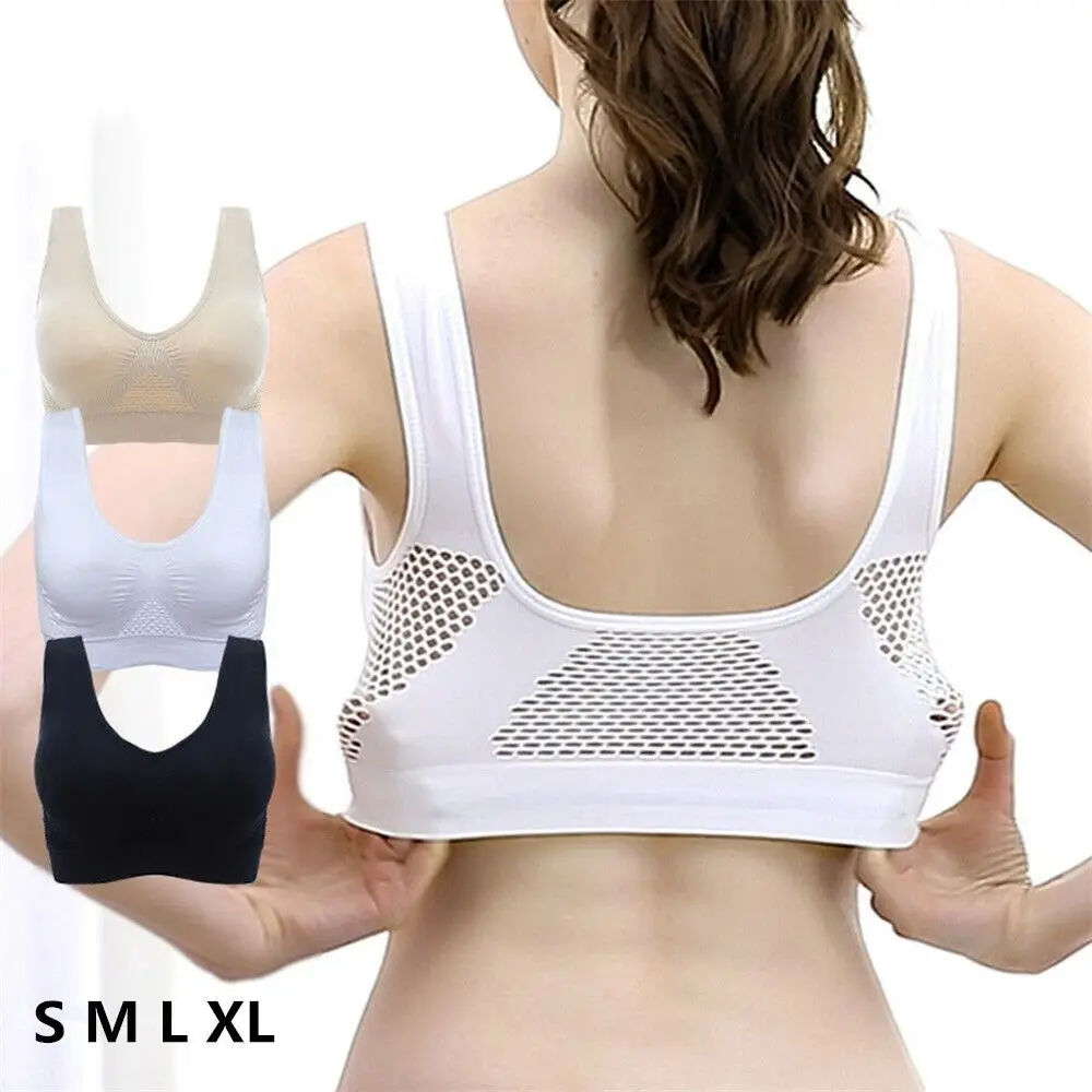Plus Size Women Shockproof Breathable Wireless Push-Up Vest Bra Sports Underwear
Plus Size Women Shockproof Breathable Wireless Push-Up Vest Bra Sports Underwear