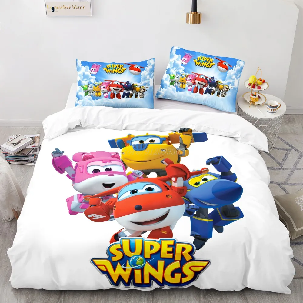 Комплект постельного белья Super Wings, односпальный Комплект постельного белья, Королевский размер, для детской, двуспальной кровати, чехлы 06
Комплект постельного белья Super Wings, односпальный Комплект постельного белья, Королевский размер, для детской, двуспальной кровати, чехлы 06