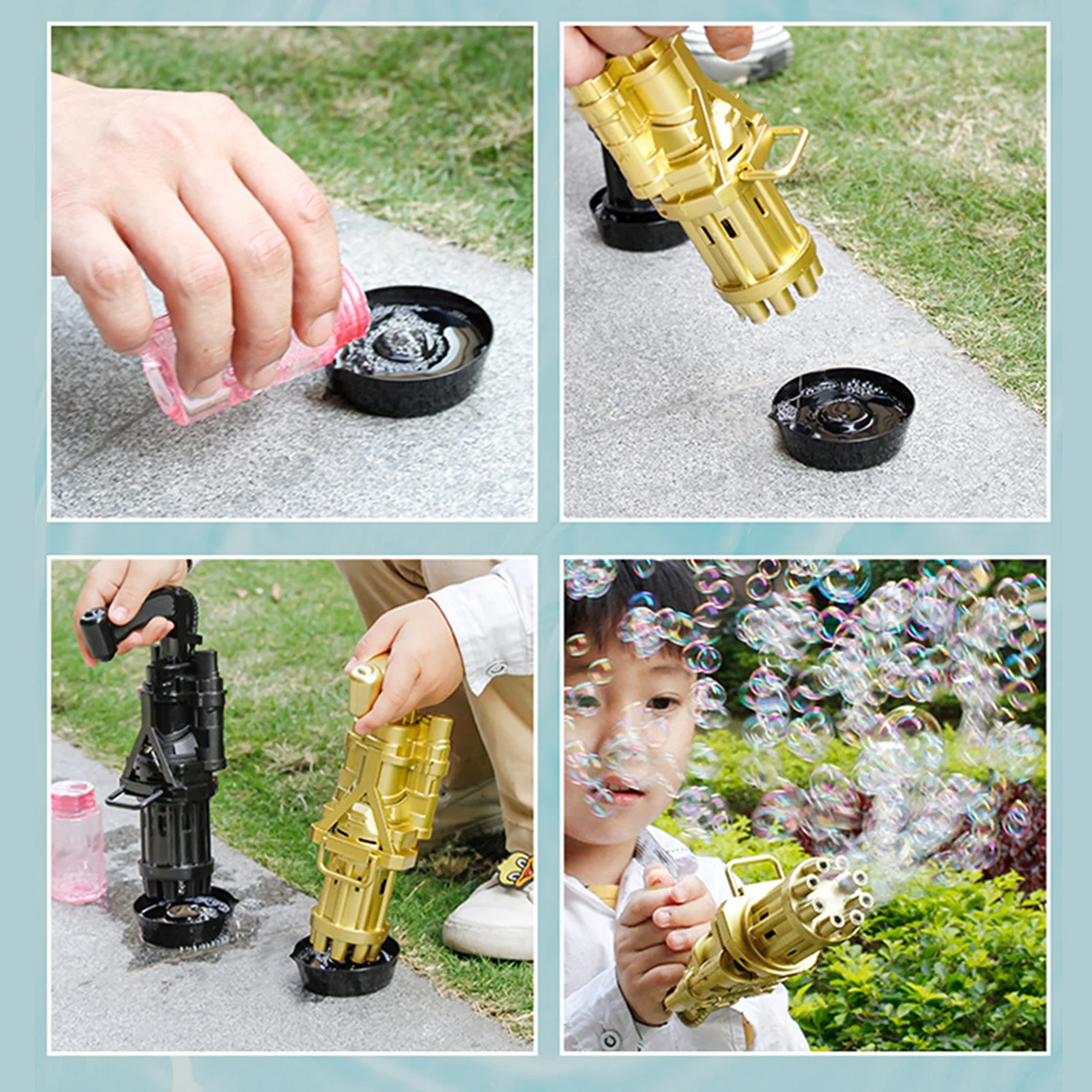 Dropshipping Kids Gatling Bubble Gun Gum Bath Machine Toys Plastic Machine Gun Toy Boy Bubbles for Kid Bubbles Toys Wholesale
Dropshipping Kids Gatling Bubble Gun Gum Bath Machine Toys Plastic Machine Gun Toy Boy Bubbles for Kid Bubbles Toys Wholesale