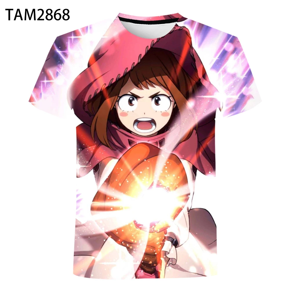 2021 Summer Popular Menswear Japanese Anime My Hero Academy 3D T-shirt Fashion Casual Women's Children's Short Sleeve Top Men
2021 Summer Popular Menswear Japanese Anime My Hero Academy 3D T-shirt Fashion Casual Women's Children's Short Sleeve Top Men