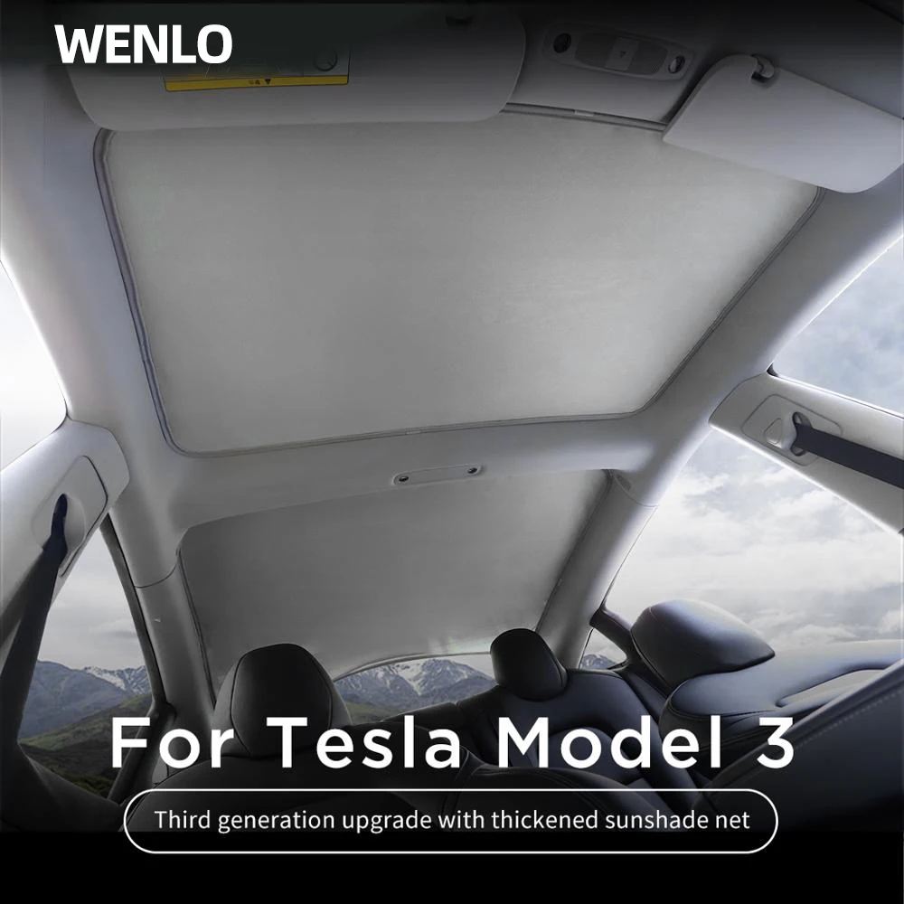 Sun Shades Glass Roof Sunshade For Tesla Model 3 2016-2020 Front Rear Sunroof Windshield Skylight Blind Shading Net
Sun Shades Glass Roof Sunshade For Tesla Model 3 2016-2020 Front Rear Sunroof Windshield Skylight Blind Shading Net