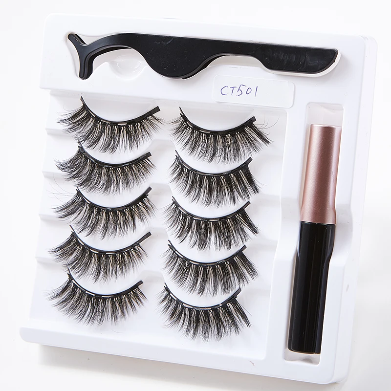 Hand Made Mink Hair 5 Pairs Eyelashes Set Natural Long Lasting Extension Full Strip Lashes False Magnetic Eyelashes Makeup Tools
Hand Made Mink Hair 5 Pairs Eyelashes Set Natural Long Lasting Extension Full Strip Lashes False Magnetic Eyelashes Makeup Tools