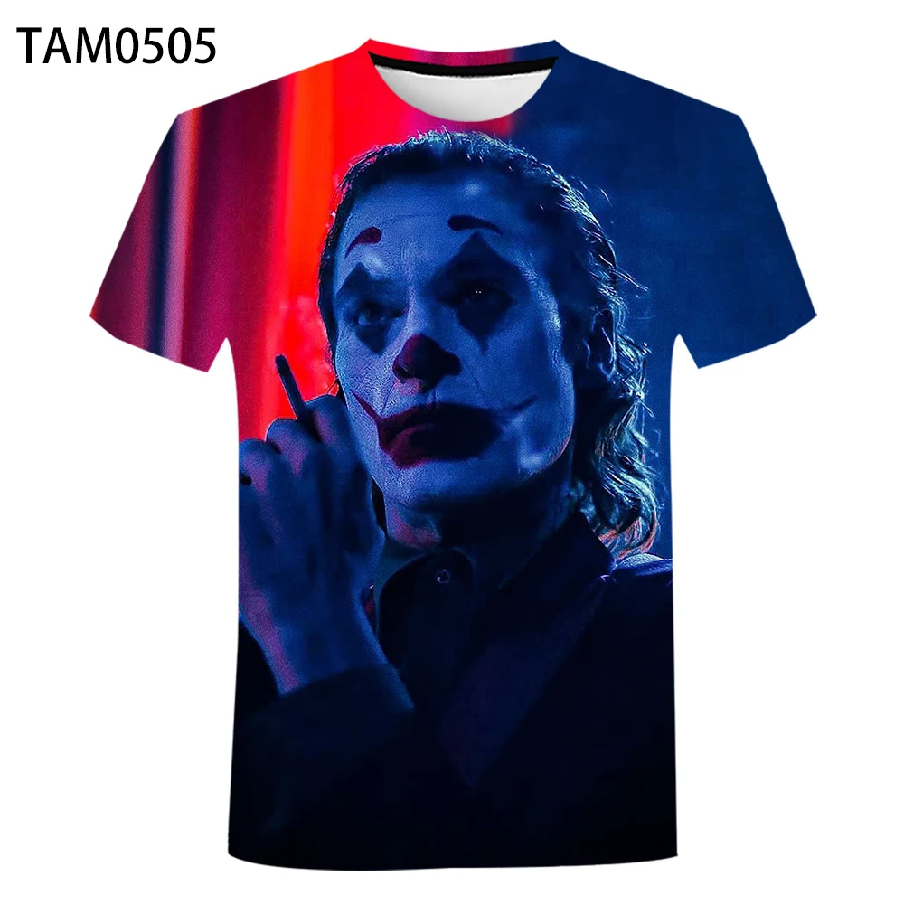 Clown 3D Printing Summer Fashion Trend Men's And Women's Versatile Short Sleeve Children's Casual Top Classic Cool T-Shirt
Clown 3D Printing Summer Fashion Trend Men's And Women's Versatile Short Sleeve Children's Casual Top Classic Cool T-Shirt