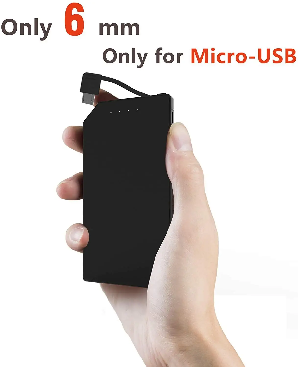 5000mAh Ultra Slim Power Bank with Built-in Charging Cable Only 6 mm Portable External Batteries Charger Mi Powerbank For Xiaomi
5000mAh Ultra Slim Power Bank with Built-in Charging Cable Only 6 mm Portable External Batteries Charger Mi Powerbank For Xiaomi