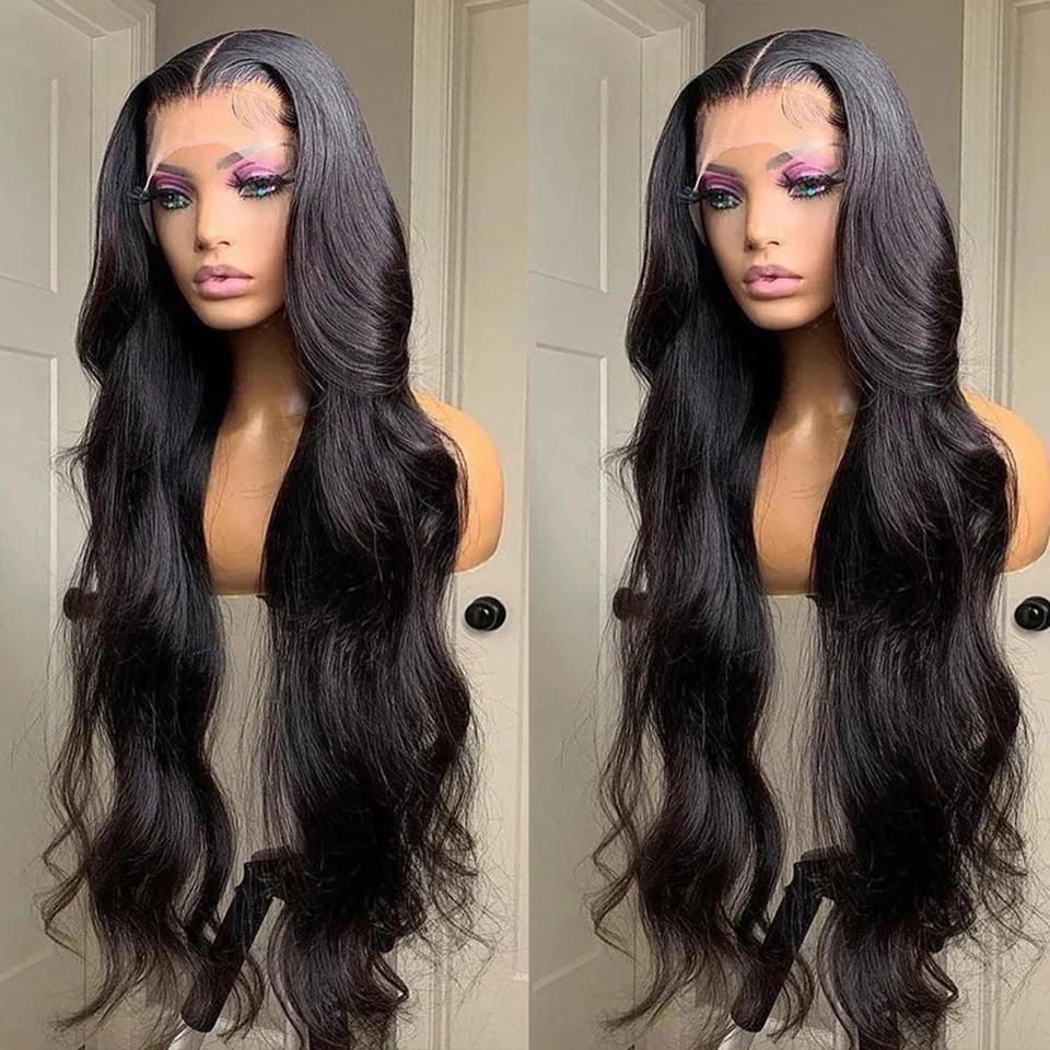 26Inch 180%Density Black Long Loose Wave Synthetic Lace Front Wigs For Women With Baby Hair Heat Resistant Fiber Hair Daily Wigs
26Inch 180%Density Black Long Loose Wave Synthetic Lace Front Wigs For Women With Baby Hair Heat Resistant Fiber Hair Daily Wigs