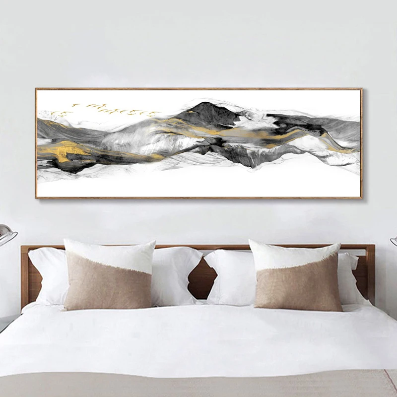 Modern Abstract Landscape Oil Painting on Canvas Posters and Prints Wall Art Golded Mountains Pictures for Living Room Decor
Modern Abstract Landscape Oil Painting on Canvas Posters and Prints Wall Art Golded Mountains Pictures for Living Room Decor