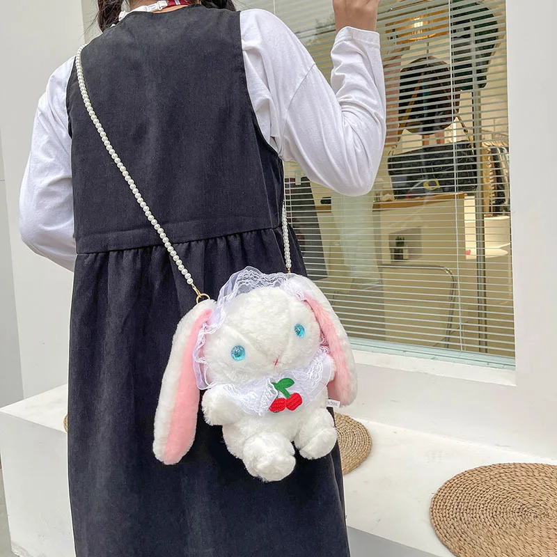 Cute Plush Doll One-shoulder Messenger Backpack Rabbit Bag Change Mobile Phone Bag
Cute Plush Doll One-shoulder Messenger Backpack Rabbit Bag Change Mobile Phone Bag