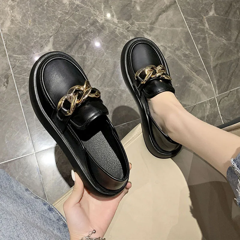 British Style Summer Shoes Ladies Black Flats Casual Female Sneakers Autumn Ladies' Footwear Clogs Platform Round Toe Oxfords Wo 
British Style Summer Shoes Ladies Black Flats Casual Female Sneakers Autumn Ladies' Footwear Clogs Platform Round Toe Oxfords Wo